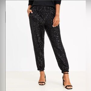 Loft sequin jogger’s
